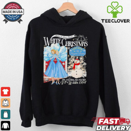 Wallace and Davis present white Christmas the Columbia inn pine tree shirt