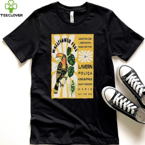 Wallflower Fest Burlington VT Aug 25 2024 Poster Shirt