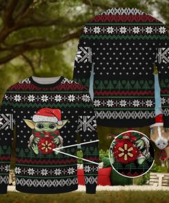 Walmart Baby Yoda Ugly Christmas Sweater 3D Xmas Gift Ideas For Fans