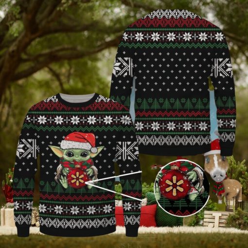 Walmart Baby Yoda Ugly Christmas Sweater 3D Xmas Gift Ideas For Fans