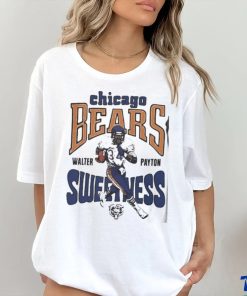 Walter Payton Ash Chicago Bears Retired Player Caricature Tri Blend Shirt 1 Walter Payton Ash Chicago Bears Retired Player Caricature Tri Blend Shirt