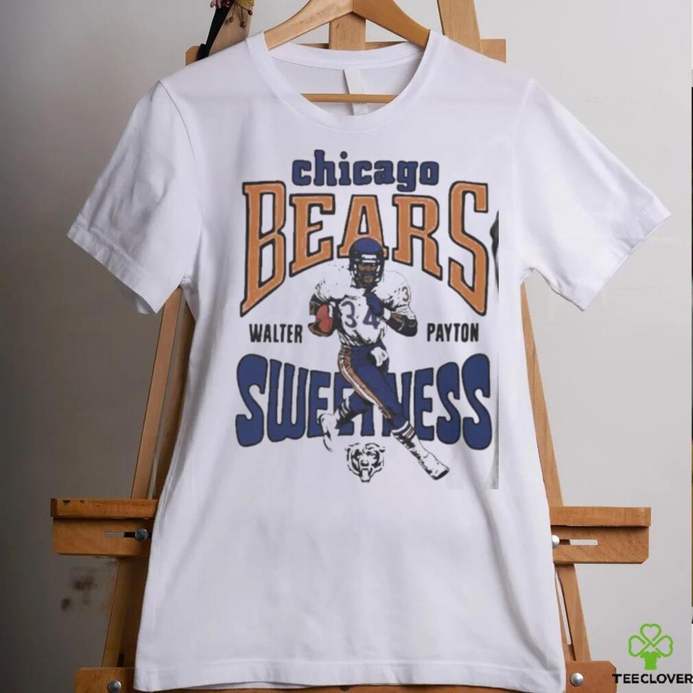 Walter Payton Ash Chicago Bears Retired Player Caricature Tri Blend Shirt Walter Payton Ash Chicago Bears Retired Player Caricature Tri Blend Shirt