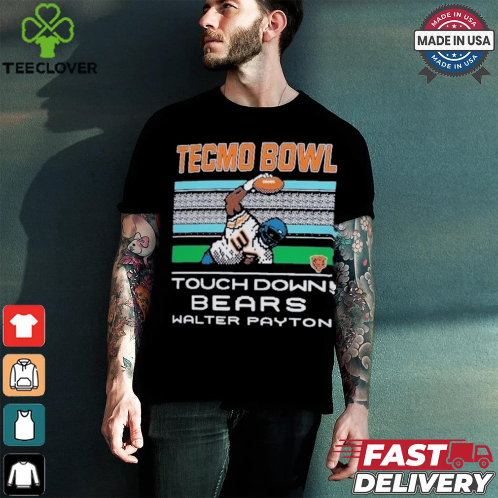 Walter Payton Chicago Bears Tecmo Bowl Retired Player shirt Walter Payton Chicago Bears Tecmo Bowl Retired Player shirt