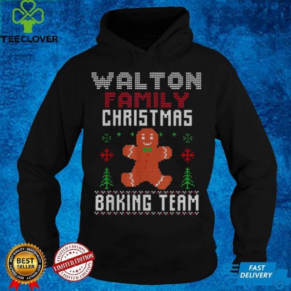 Walton Family Christmas Baking Team Matching gingerbread Shirt