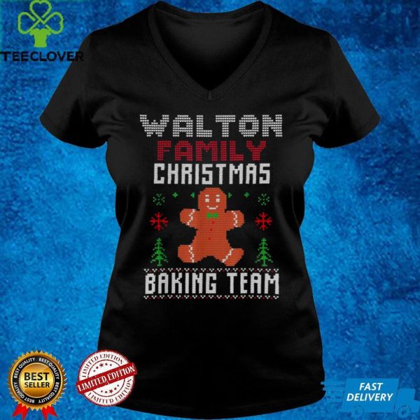 Walton Family Christmas Baking Team Matching gingerbread Shirt