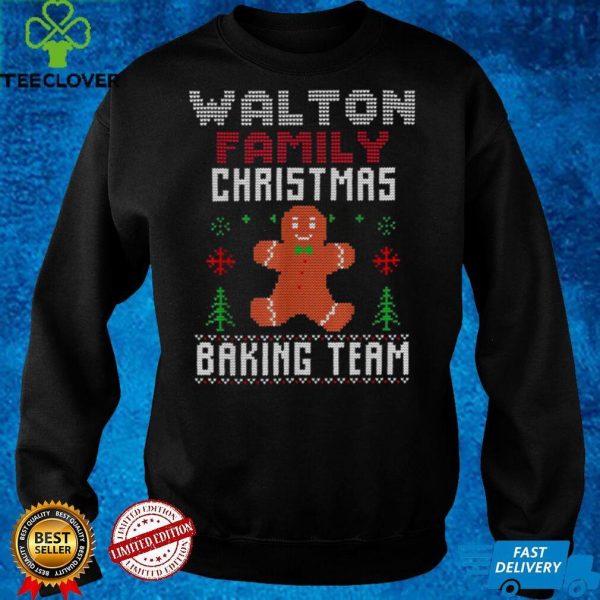 Walton Family Christmas Baking Team Matching gingerbread Shirt