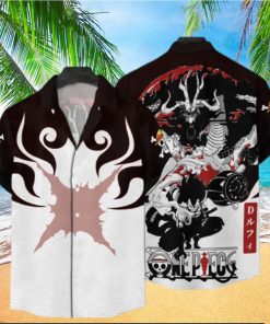 Wano Luffy One Piece Hawaii Shirt 1 Wano Luffy One Piece Hawaii Shirt