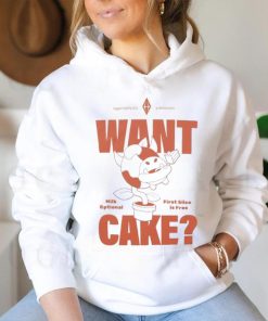 Want Cake Milk Optional First Slice Is Free Shirt