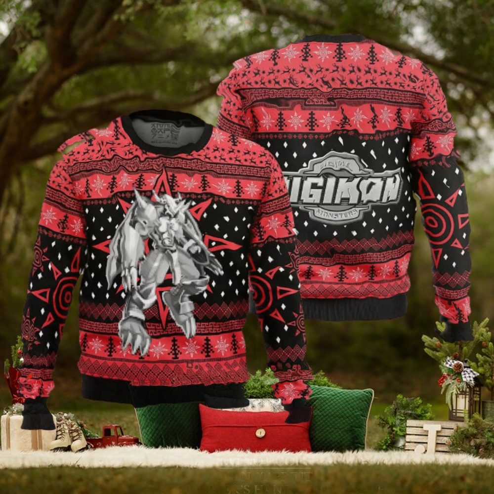 Wargreymon Digimon Best Xmas Knitted Ugly Christmas Sweater Gift For Family Wargreymon Digimon Best Xmas Knitted Ugly Christmas Sweater Gift For Family