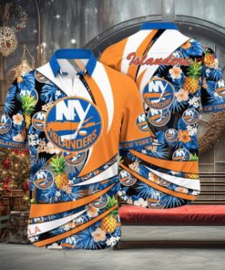 Warm Days Look New York Islanders Hawaiian Aloha Shirt