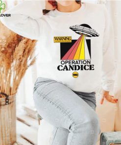 Warning active UFO on site operation candice t shirt