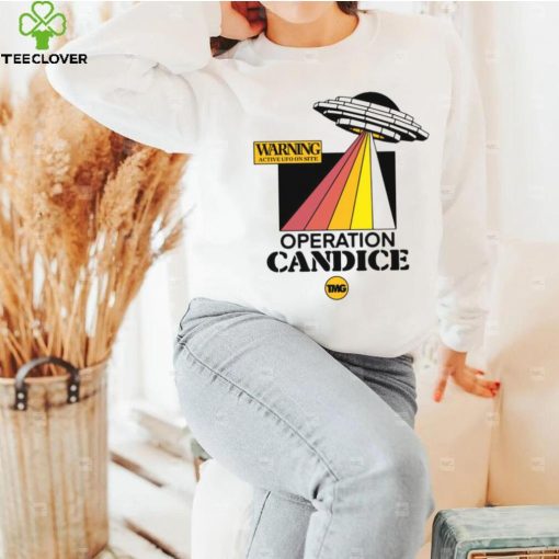 Warning active UFO on site operation candice t hoodie, sweater, longsleeve, shirt v-neck, t-shirt