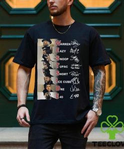 Warren Eazy Snoop Tupac Short Ice Cube Dre E40 Shirt