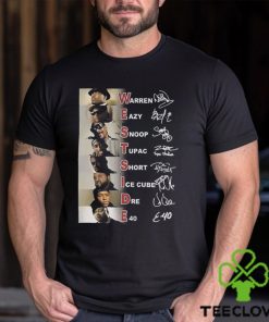 Warren Eazy Snoop Tupac Short Ice Cube Dre E40 Shirt