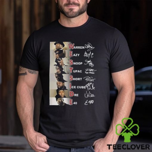 Warren Eazy Snoop Tupac Short Ice Cube Dre E40 Shirt