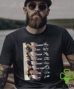 Warren Eazy Snoop Tupac Short Ice Cube Dre E40 Shirt