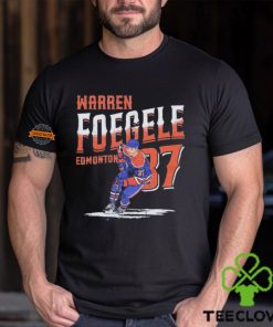 Warren Foegele Edmonton hockey player name shirt