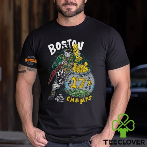 Warren Lotas ” 17x champs ” Boston celtics T hoodie, sweater, longsleeve, shirt v-neck, t-shirt