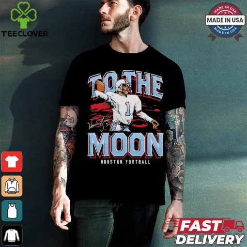 Warren Moon Houston Oilers to the moon signature vintage shirt