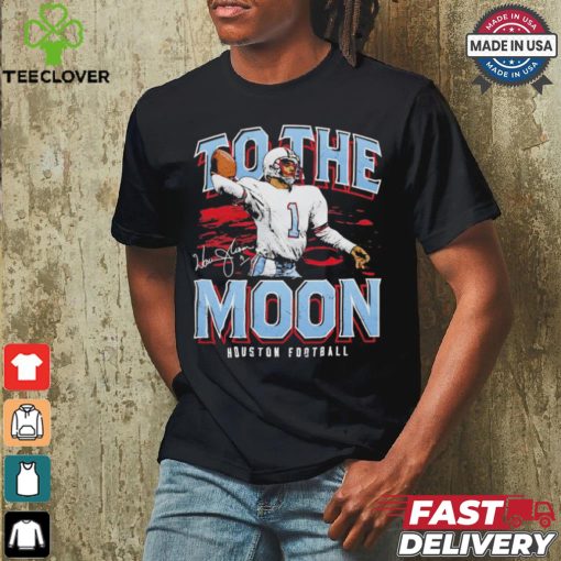 Warren Moon Houston Oilers to the moon signature vintage shirt