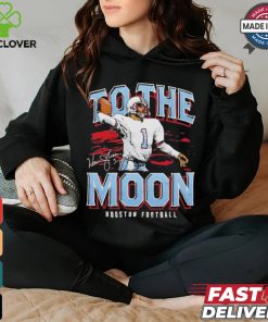 Warren Moon Houston Oilers to the moon signature vintage shirt