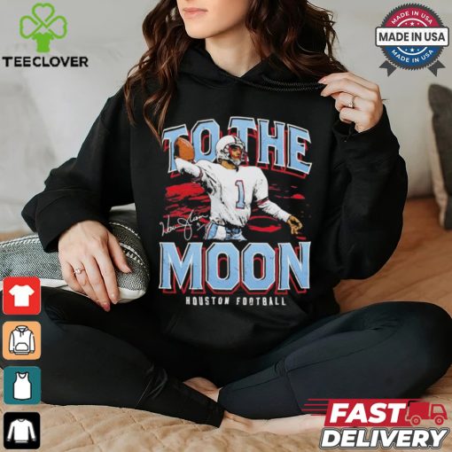 Warren Moon Houston Oilers to the moon signature vintage shirt