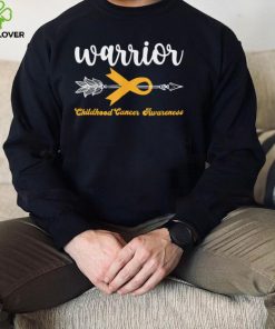 Warrior Childhood Cancer Awareness Support Strong Warrior T Shirt