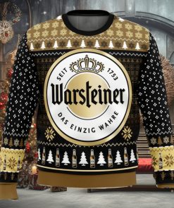 Warsteiner 3D Ugly Christmas Sweater Christmas Gift Ideas Party Gift