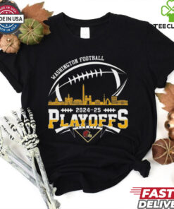 Washington American Football 2024 25 Playoffs Skyline Shirt