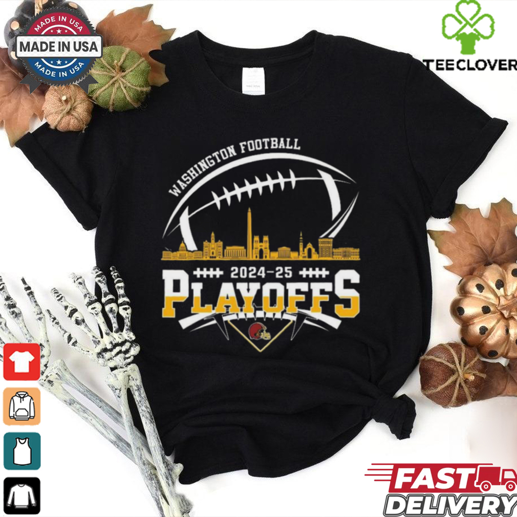Washington American Football 2024 25 Playoffs Skyline Shirt Washington American Football 2024 25 Playoffs Skyline Shirt