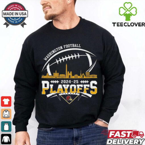 Washington American Football 2024 25 Playoffs Skyline Shirt