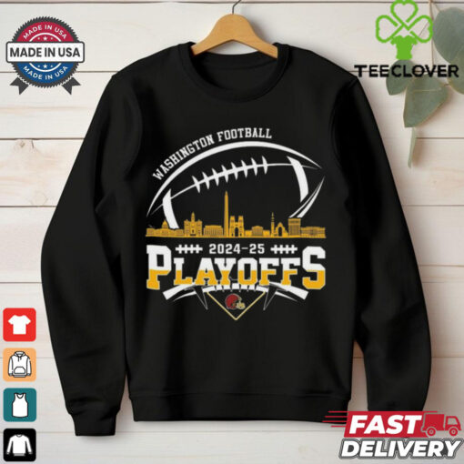 Washington American Football 2024 25 Playoffs Skyline Shirt