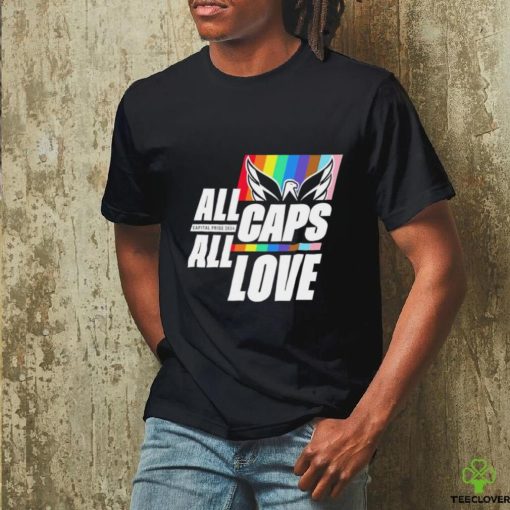 Washington Capitals All Caps All Love Capital Pride 2024 Gay Pride Shirt