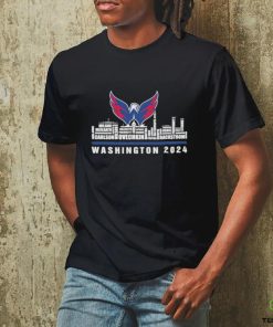 Washington Capitals Ice Hockey Team 2024 City Horizon T Shirt