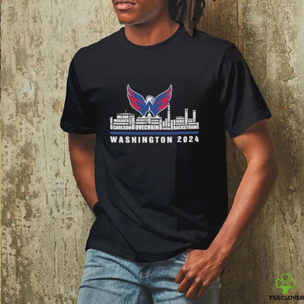 Washington Capitals Ice Hockey Team 2024 City Horizon T Shirt Washington Capitals Ice Hockey Team 2024 City Horizon T Shirt