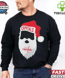 Washington Capitals Kelly Jolly Santa Christmas T Shirt