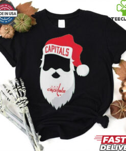 Washington Capitals Kelly Jolly Santa Christmas T Shirt