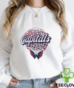 Washington Capitals Leopard Print Long Sleeve T Shirt