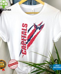 Washington Capitals Starter White Color Scratch T Shirt