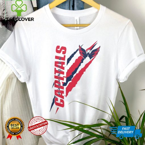 Washington Capitals Starter White Color Scratch T Shirt