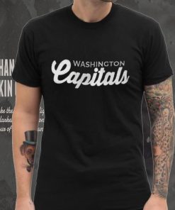 Washington Capitals Starter x NHL Black Ice Black Cross Check Shirt