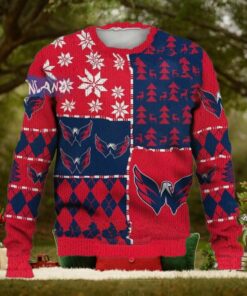 Washington Capitals Ugly Sweater Christmas, Ice Hockey NHL