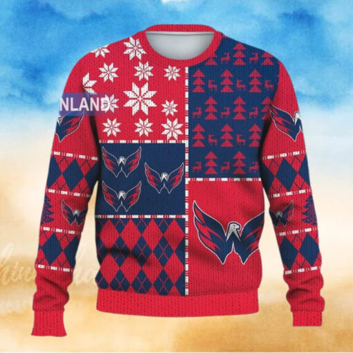 Washington Capitals Ugly Sweater Christmas, Ice Hockey NHL
