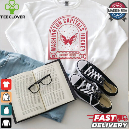 Washington Capitals Uphill Stained Glass T Shirt