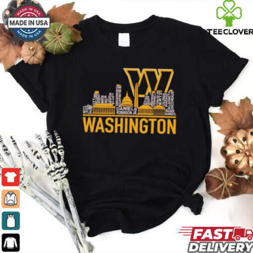 Washington Commanders 2025 Enjoying The Championship City Skyline shirt