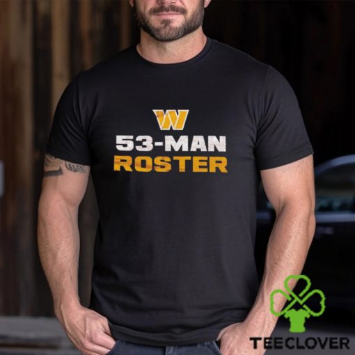 Washington Commanders 53 Man Roster Shirt