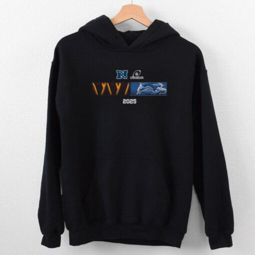 Washington Commanders And Detroit Lions Matchup 2025 NFC Divisional Round Head To Head Logo Unisex T Shirt