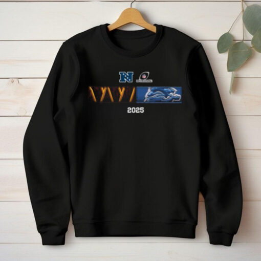 Washington Commanders And Detroit Lions Matchup 2025 NFC Divisional Round Head To Head Logo Unisex T Shirt