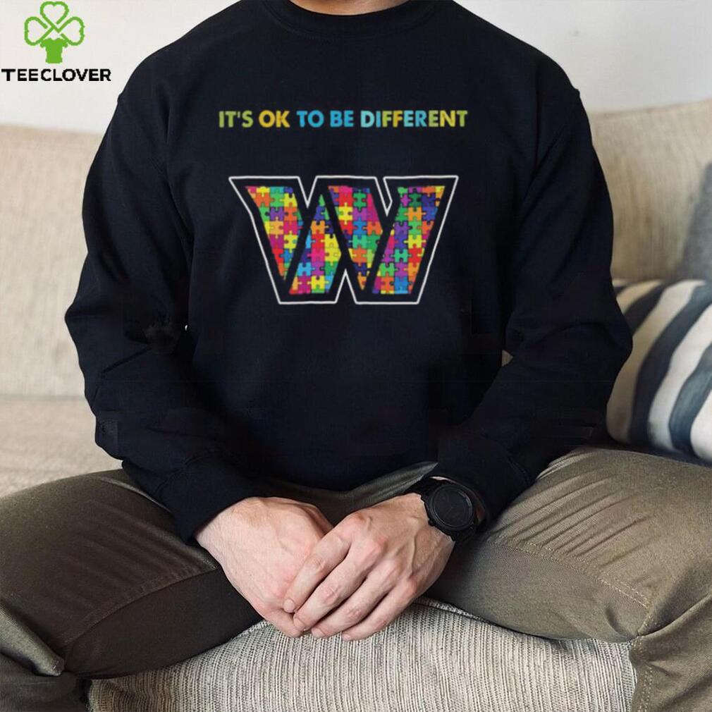 Washington Commanders Autism It’s Ok To Be Different shirt
