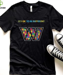 Washington Commanders Autism It’s Ok To Be Different shirt